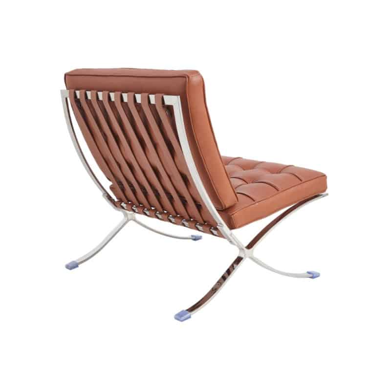 fauteuil barcelona knoll réplique cuir blanc ottoman repose pieds pouf copie chaise barcelona knoll replica fauteuil salon